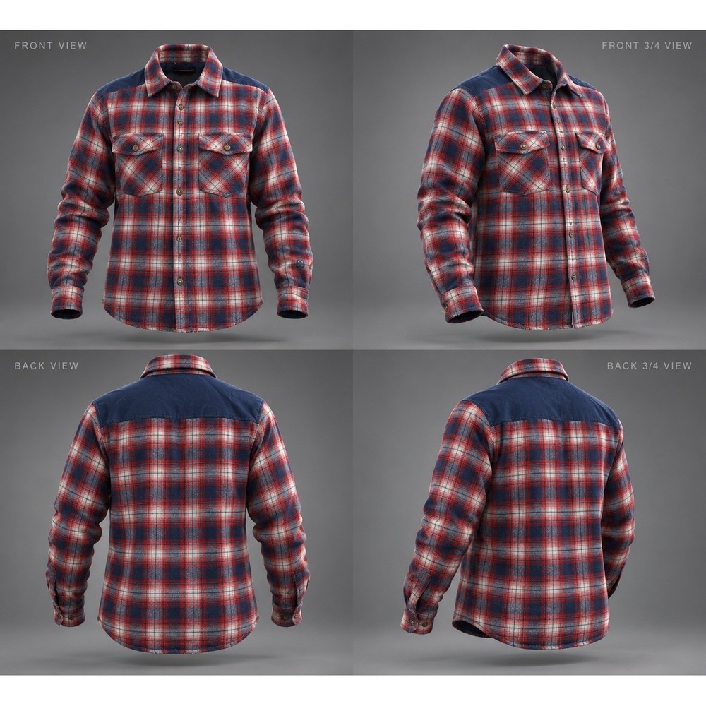 Avalanche Outdoor Supply X-Large Plaid Shirt Jacket Quilted Lined Shacket Flaw